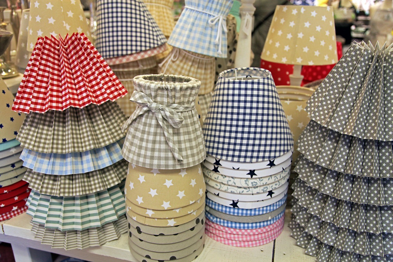 Lampe en tissu ultra tendance