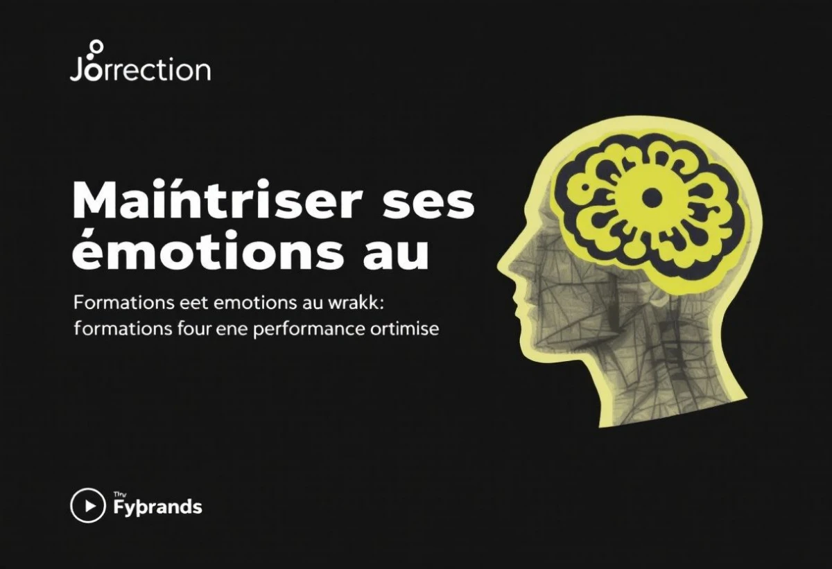 Maîtriser ses émotions au travail : formations et stratégies pour une performance optimale