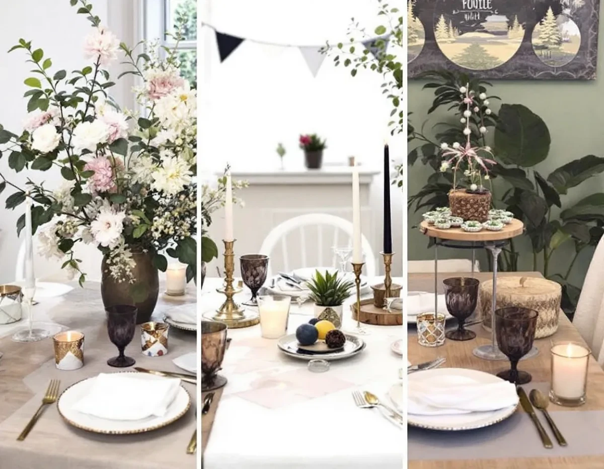 Idées créatives pour une table de fête originale