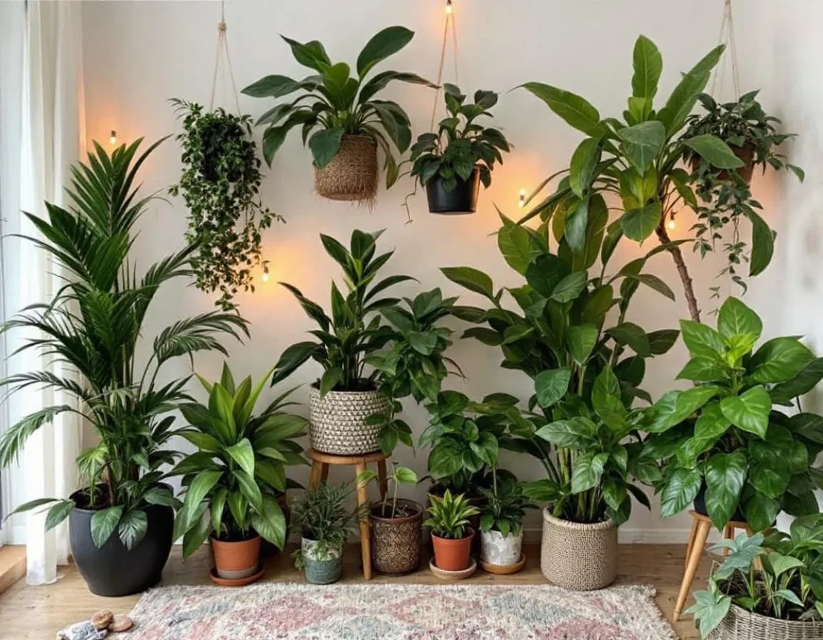 Créer une ambiance jungle avec des plantes d'intérieur